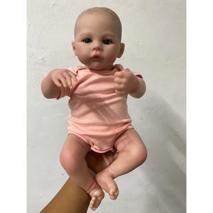 Realistic Newborn Baby Dolls Vinyl Girl Real Life Hand Painted Hair 19Inch